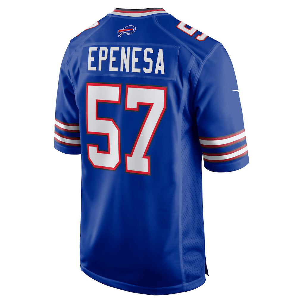B.Bills #57 A.J. Epenesa Royal JEROMEN Game Player Jersey