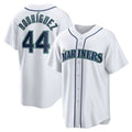 Seattle Mariners #44 Julio Rodriguez White JEROMEN Home Replica Player Jersey