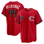 Cincinnati Reds #44 Elly De La Cruz Red JEROMEN 2026 City Connect Stadium Jersey