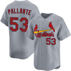 St. Louis Cardinals #53 Andre Pallante Gray JEROMEN 2024 Away Limited Stitched Jersey