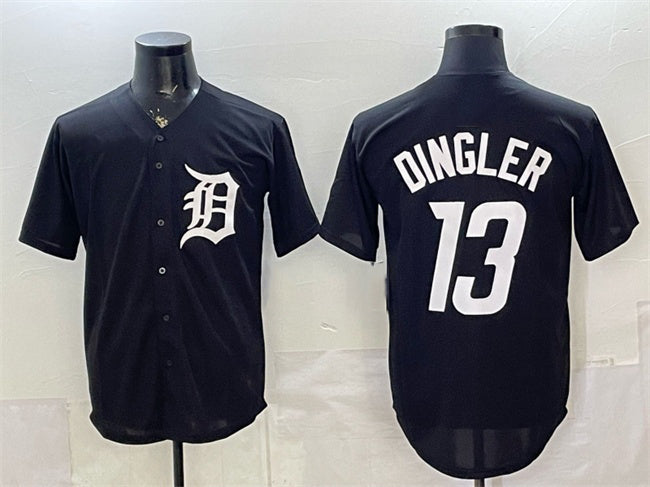 Detroit Tigers #13 Dillon Dingler Black JEROMEN Limited Stitched Jersey