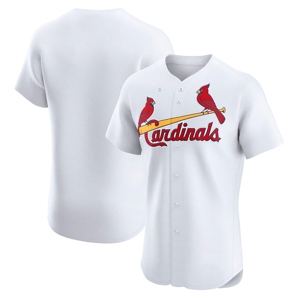 St. Louis Cardinals White JEROMEN Home Elite Jersey