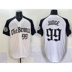 New York Yankees #99 Aaron Judge White Black JEROMEN 'Gothic Legacy Edition' Vapor Premier Limited Stitched Jersey