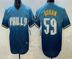 Philadelphia Phillies #59 Jhoan Duran Blue JEROMEN 2024 City Cool Base Jersey