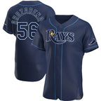 Tampa Bay Rays #56 Randy Arozarena Navy JEROMEN Alternate Jersey