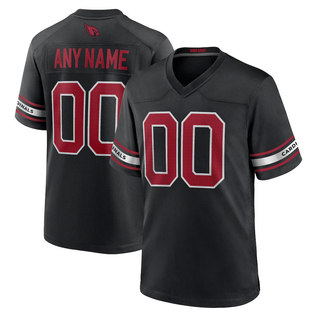 Custom A.Cardinals Black JEROMEN Alternate Game Jersey