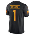 W.Commanders #1 Jahan Dotson Alternate Vapor F.U.S.E. Limited Jersey - Black JEROMEN