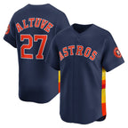 Houston Astros #27 Jose Altuve Navy JEROMEN Alternate Limited Player Jersey