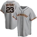 San Francisco Giants #23 Kris Bryant Gray JEROMEN Cool Base Jersey