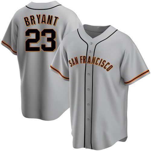 San Francisco Giants #23 Kris Bryant Gray JEROMEN Cool Base Jersey