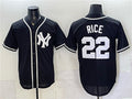 New York Yankees #22 Ben Rice 2026 Fashion Replica Black JEROMEN Out Stitched Jersey