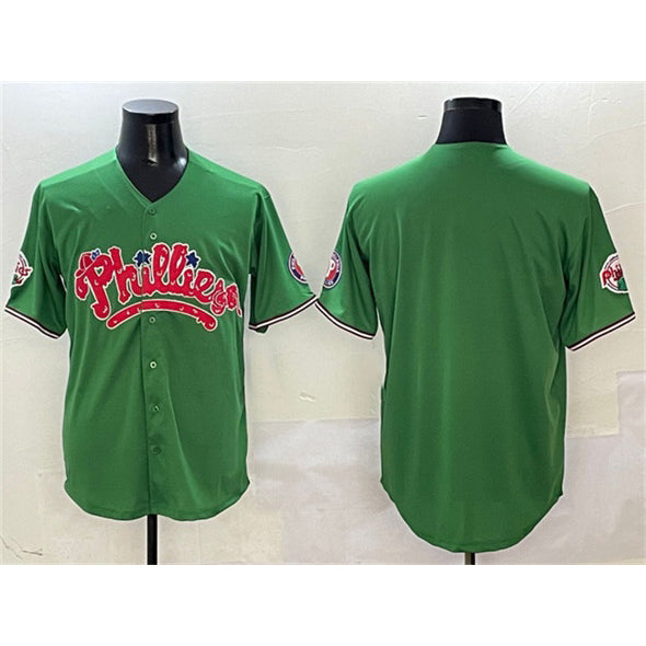 Philadelphia Phillies Blank Green JEROMEN Phanatic Limited Stitched Jersey