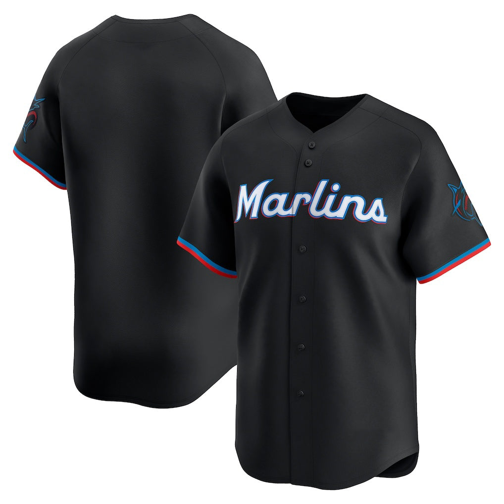 Miami Marlins Black JEROMEN Alternate Limited Jersey