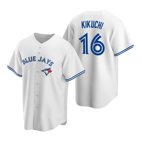 Toronto Blue Jays #16 Yusei Kikuchi White JEROMEN Cool Base Stitched Jersey