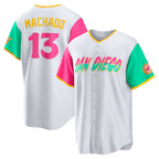 San Diego Padres #13 Manny Machado White JEROMEN City Connect Replica Player Jersey
