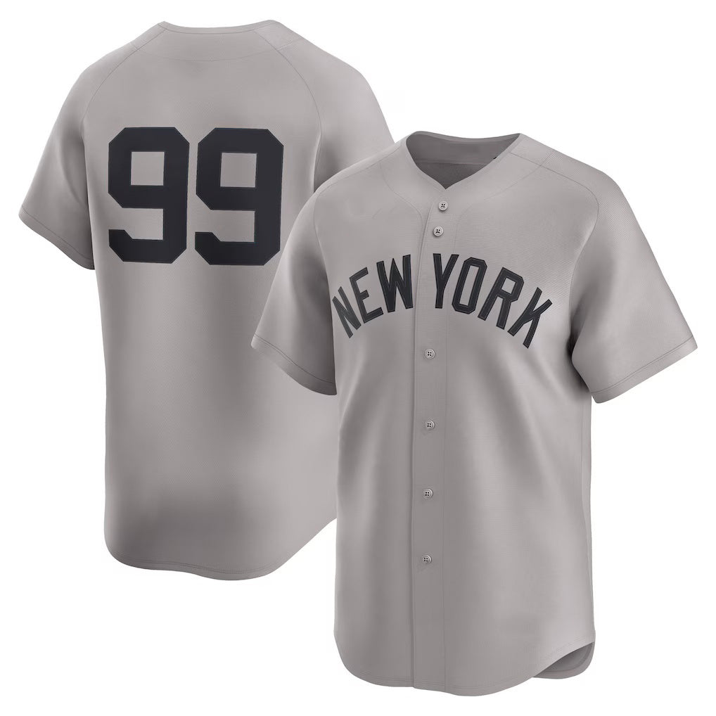 New York Yankees #99 Aaron Judge Gray JEROMEN Road Limited Player Jersey