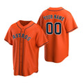 Custom Houston Astros Orange JEROMEN Stitched Cool Base Jersey