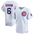 Chicago Cubs #6 Matt Shaw White JEROMEN Home Limited Stitched Jersey