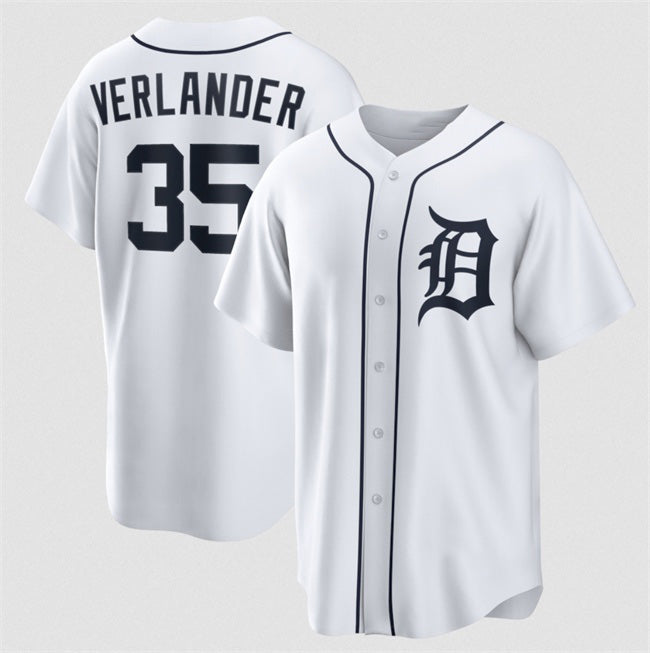 Detroit Tigers #35 Justin Verlander White JEROMEN 2026 Cool Base Stitched Jersey