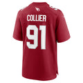 A.Cardinals #91 L.J. Collier Cardinal JEROMEN Team Game Jersey