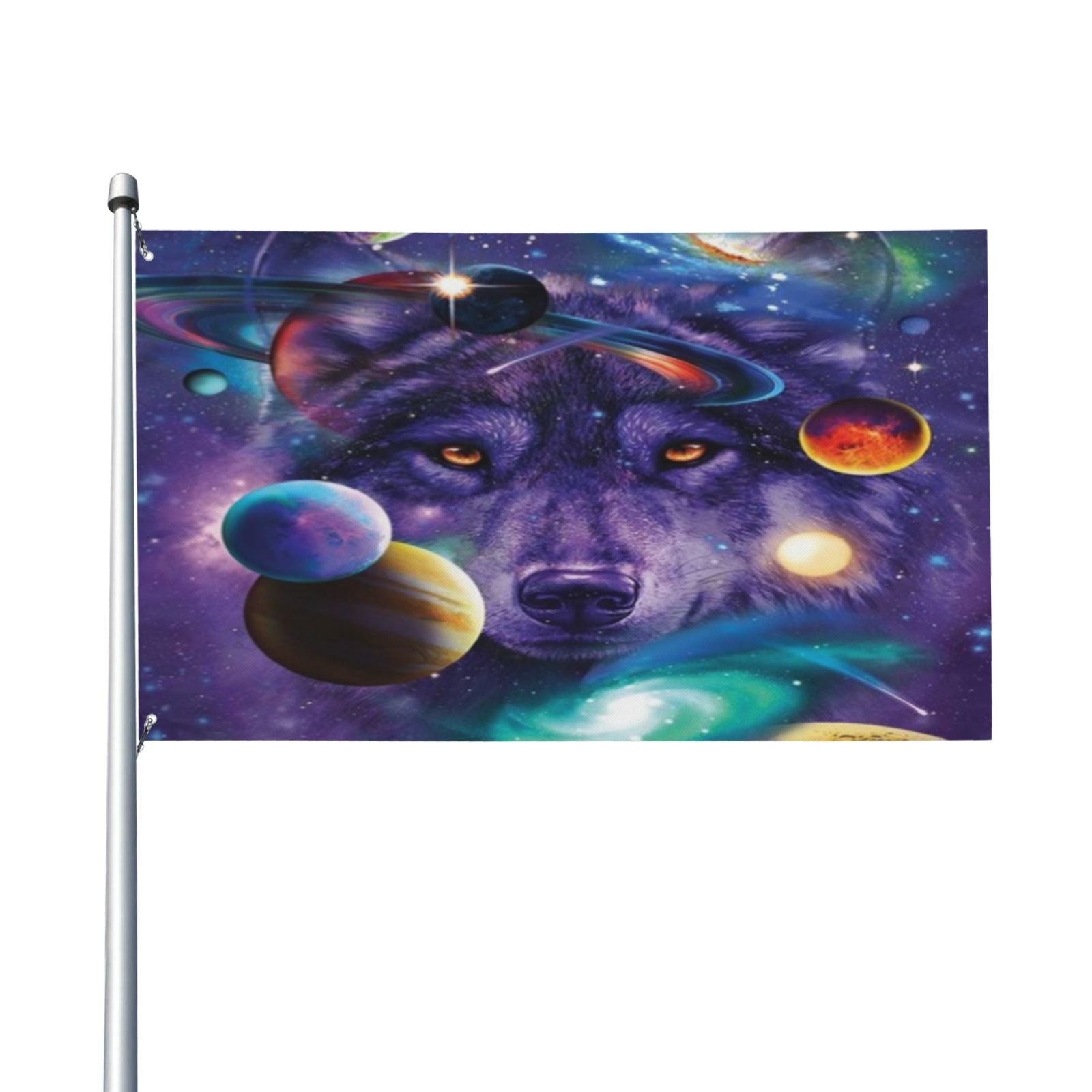 Keyword2 Wolf Earth Flag - Main Image