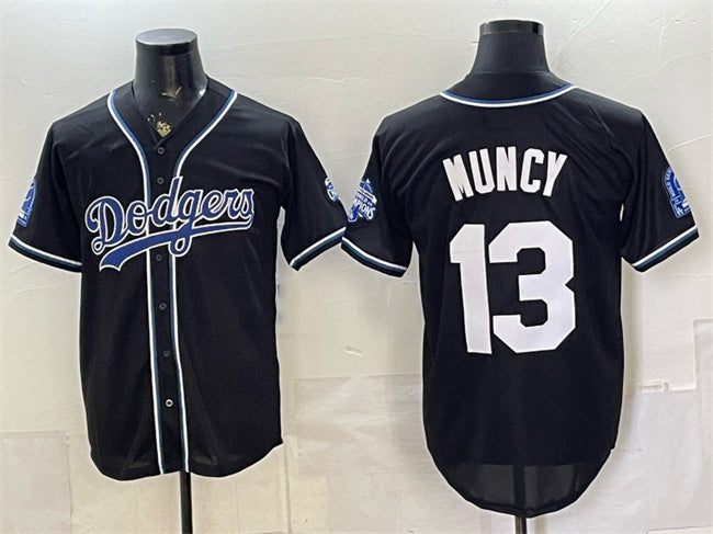 Los Angeles Dodgers #13 Max Muncy B2B Champs 2026 Black JEROMEN Out Style Vapor Limited Stitched Jersey
