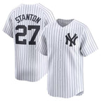 New York Yankees #27 Giancarlo Stanton White JEROMEN Home Limited Player Jersey