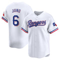 Texas Rangers #6 Josh Jung White JEROMEN Home Limited Player Jersey