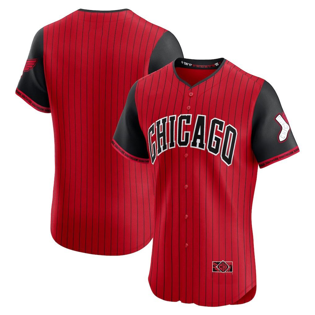 Chicago White Sox Red-Black JEROMEN 2025 City Connect Elite Jersey