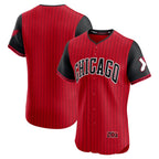 Chicago White Sox Red-Black JEROMEN 2025 City Connect Elite Jersey