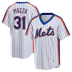 New York Mets #31 Mike Piazza White JEROMEN Home Cooperstown Collection Player Jersey