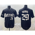 Detroit Tigers #29 Tarik Skubal Black JEROMEN 'Motor Gothic Edition' Vapor Premier Limited Stitched Jersey
