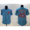 Philadelphia Phillies #45 Zack Wheeler Blue JEROMEN Cool Base Stitched Jersey