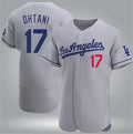 Los Angeles Dodgers #17 Shohei Ohtani Gray JEROMEN Flex Base Stitched Jersey