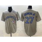 Toronto Blue Jays #27 Vladimir Guerrero Jr. Gray JEROMEN 2025 World Series Cool Base Stitched Jersey
