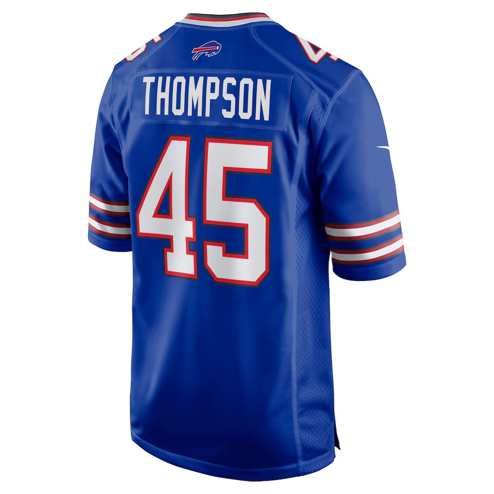 B.Bills #45 Shaq Thompson Royal JEROMEN Team Game Jersey