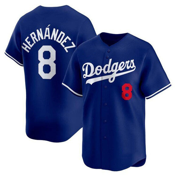 Los Angeles Dodgers #8 Enrique Hernandez Royal JEROMEN Limited Stitched Jersey