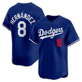 Los Angeles Dodgers #8 Enrique Hernandez Royal JEROMEN Limited Stitched Jersey