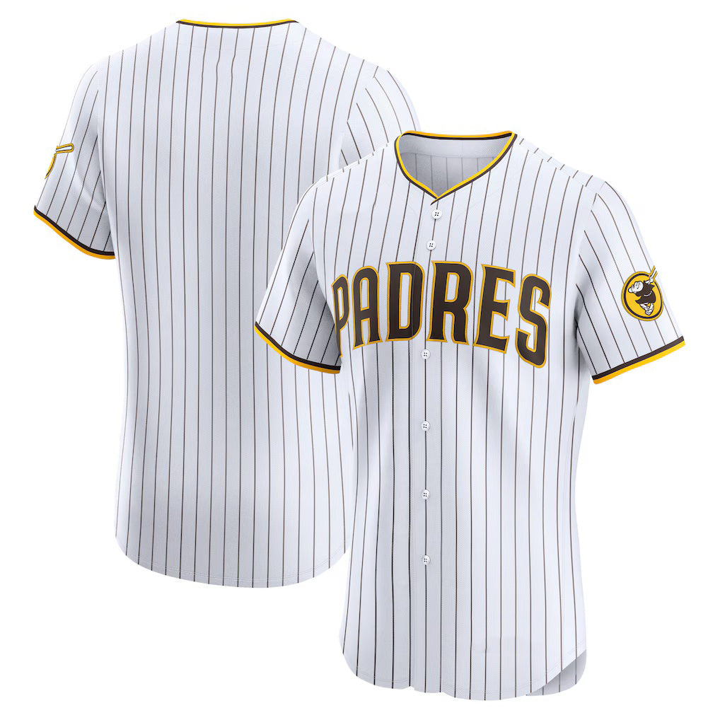 San Diego Padres White JEROMEN Home Elite Jersey