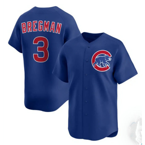 Chicago Cubs #3 Alex Bregman Royal JEROMEN Limited Stitched Jersey
