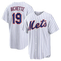 New York Mets #19 Bo Bichette White JEROMEN Home Replica Jersey