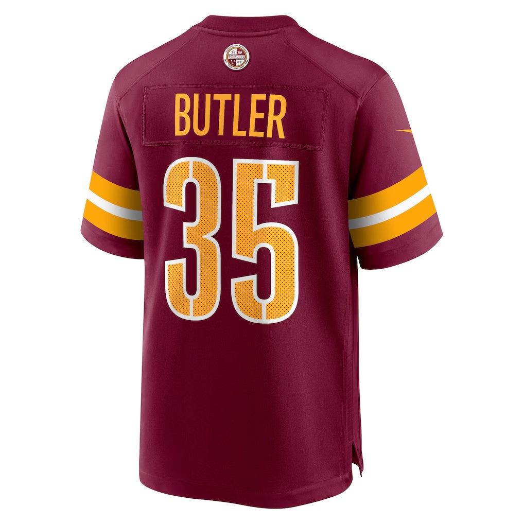 W.Commanders #35 Percy Butler Burgundy JEROMEN Player Game Jersey