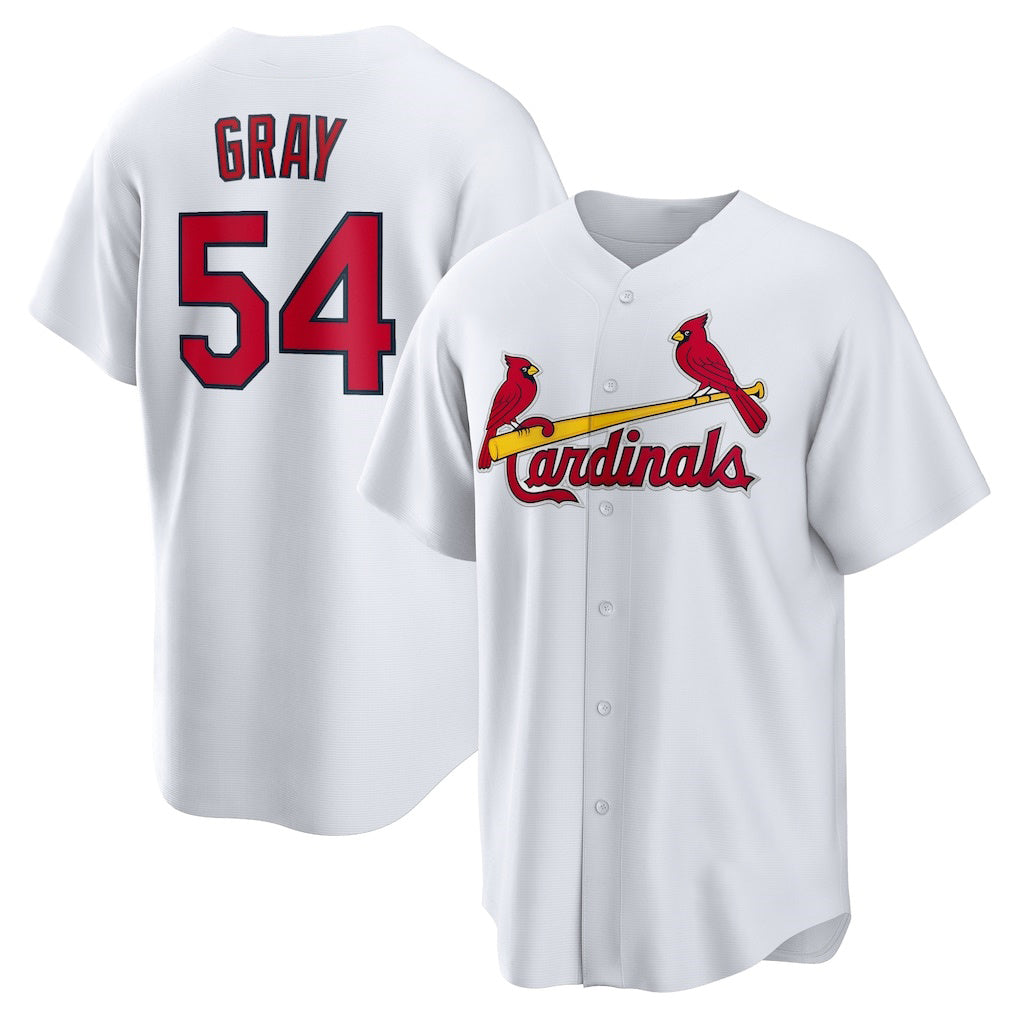 St. Louis Cardinals #54 Sonny Gray White JEROMEN Home Replica Jersey