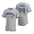 Toronto Blue Jays #90 Adam Cimber Gray JEROMEN Road Flex Base Player Jersey