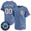 Custom Washington Nationals ACTIVE PLAYER Blue JEROMEN 2025 City Connect Limited Stitched Jersey