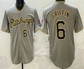 Pittsburgh Pirates #6 Konnor Griffin Grey JEROMEN Limited Jersey