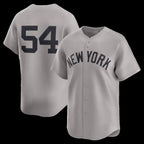 New York Yankees #54 Max Fried Gray JEROMEN Road Limited Player Jersey 2