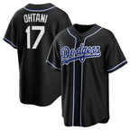 Los Angeles Dodgers #17 Shohei Ohtani Black JEROMEN Lights Out Limited Stitched Jersey