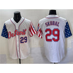 Detroit Tigers #29 Tarik Skubal White JEROMEN 2025 Memorial Day Vapor Premier Limited Stitched Jersey