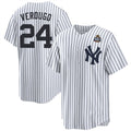 New York Yankees #24 Alex Verdugo White JEROMEN 2024 World Series Cool Base Stitched Jersey
